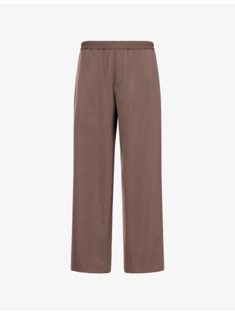 The Row Ari Drawstring-Waist Wool Trousers