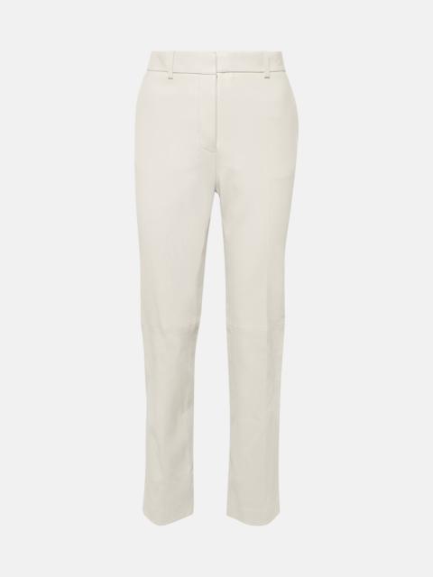 Coleman cropped leather pants