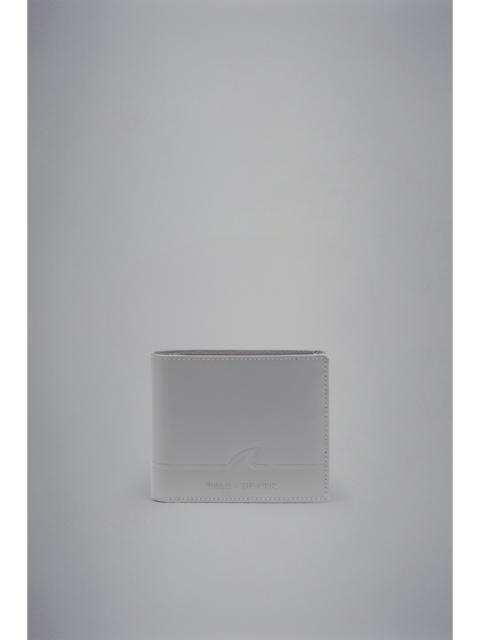 Paul & Shark FIN-EMBOSSED LEATHER COIN WALLET