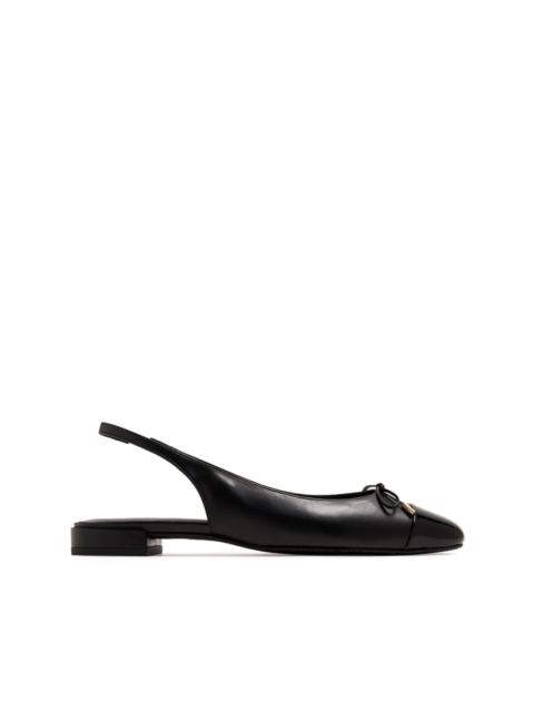 Sleek slingback ballet flats