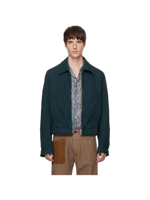 Dries Van Noten Green Cotton Jacket
