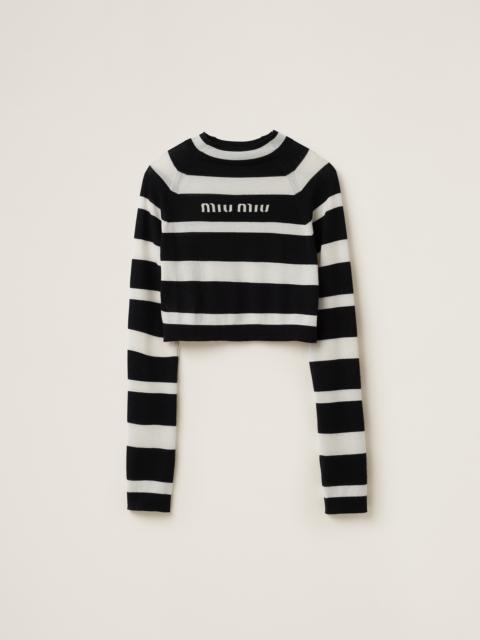 Miu Miu Cashmere and silk turtleneck sweater