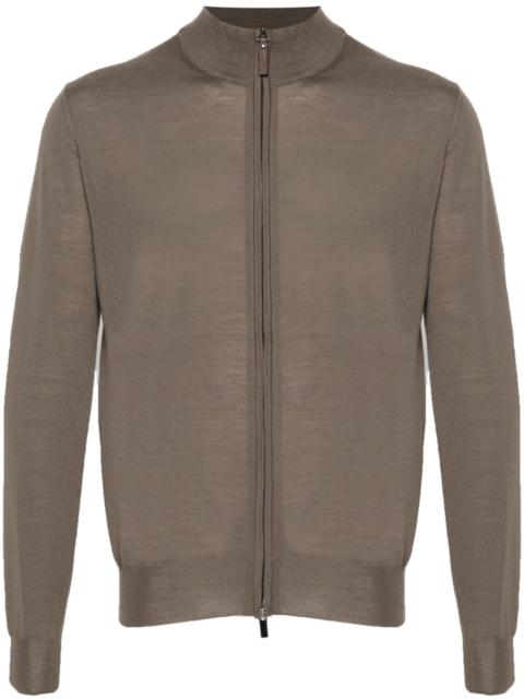 Canali merino wool cardigan