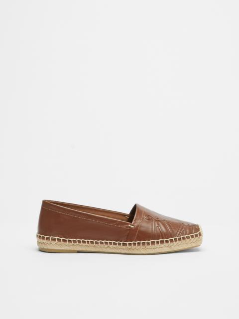 Max Mara ELI Nappa leather espadrilles