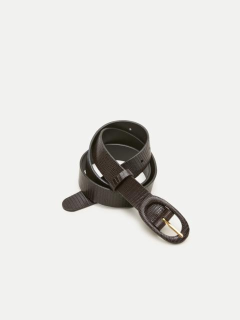 J.CREW Tonal belt in lizard-embossed leather
