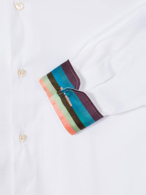 Paul Smith Super Slim-Fit 'Artist Stripe' Cuff Shirt