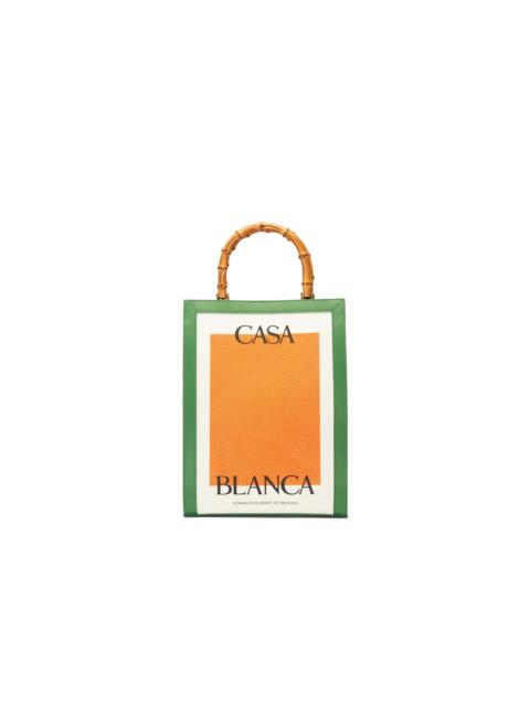 CASABLANCA Casa Canvas Tote Bag