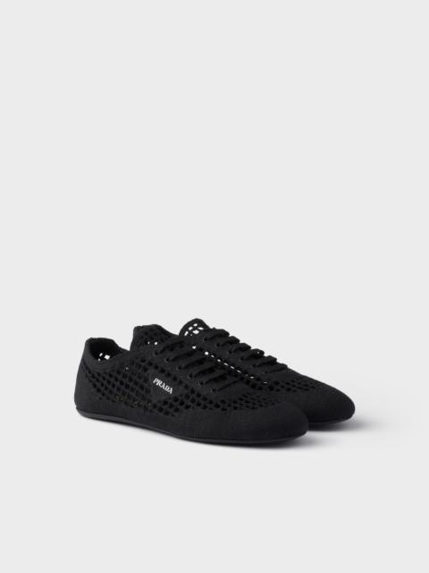 Prada Collapse crochet laced sneakers