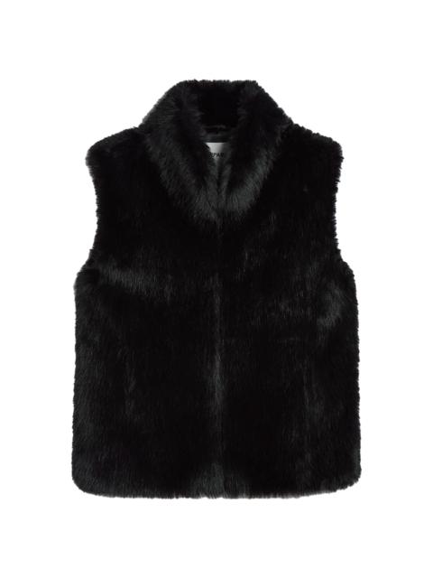 APPARIS Women's Laila Faux-Fur Vest - Noir