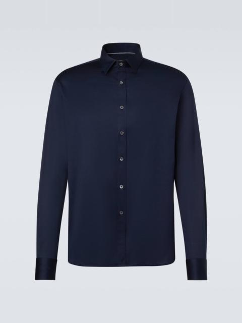 Canali Cotton jersey shirt