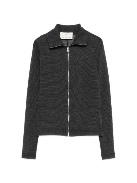 Song for the Mute zip knitted sweater