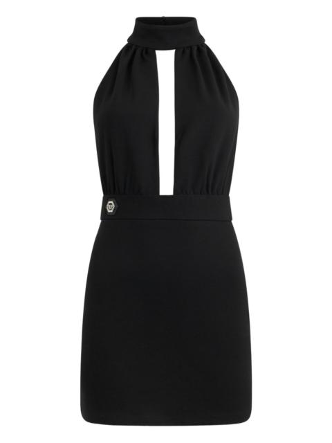 PHILIPP PLEIN backless mini dress