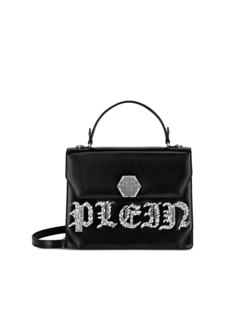 PHILIPP PLEIN Gothic Plein large leather bag