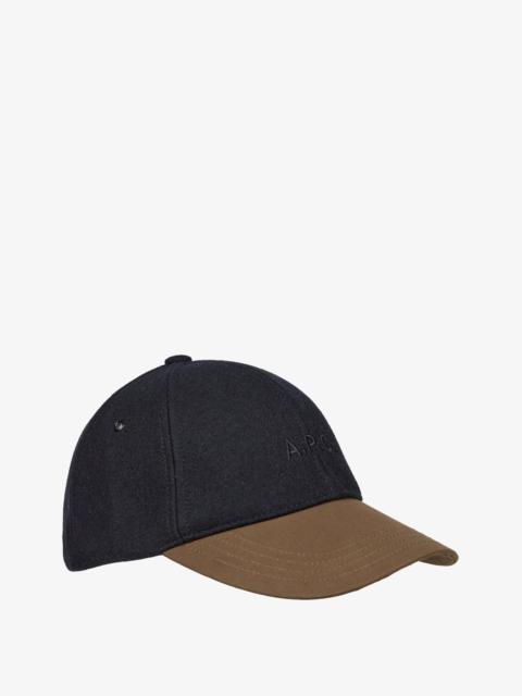 A.P.C. CHARLIE CAP - WOOL BASEBALL CAP