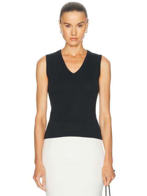 LESET Nando Sleeveless V-Neck Tank Top