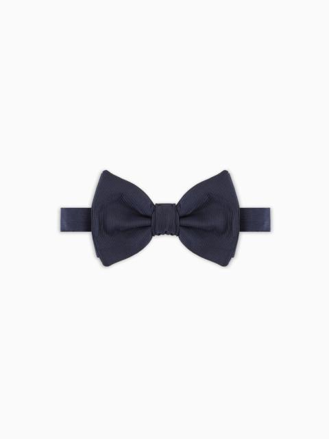 Pure silk knotted bow tie