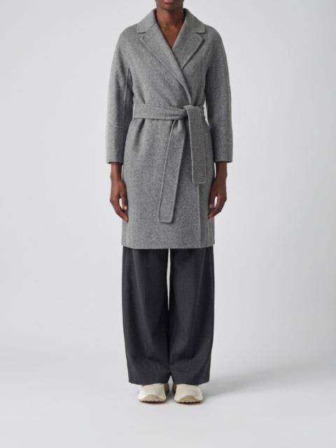 'S Max Mara 'S Max Mara Knee-Length Robe Coat in Pure Virgin Wool
