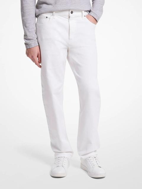 MICHAEL KORS Finn Straight-Fit Stretch Denim Jeans
