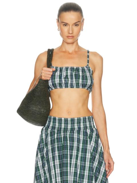 SUZIE KONDI Bea Shirred Bra Top