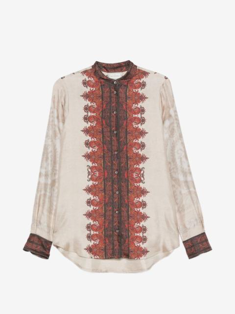 Pierre-Louis Mascia paisley-print silk shirt