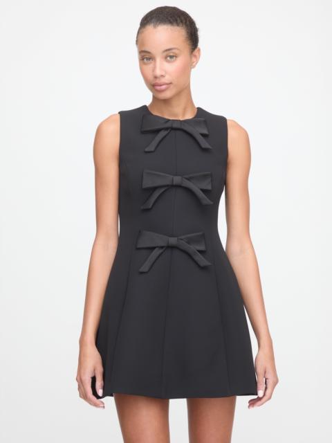 Hill House Home The Blythe Bow Dress - Black Bows
