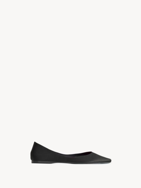 LOU BALLERINAS IN SATIN CREPE