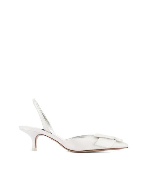 SOPHIA WEBSTER 40mm Blair Mid Slingback bow sandals