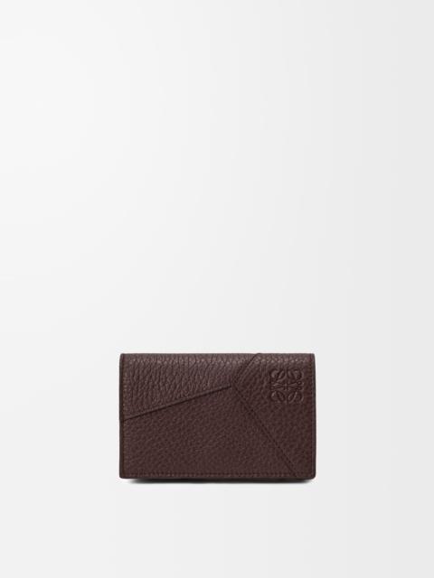 Loewe Puzzle business cardholder in supple grained calfskin