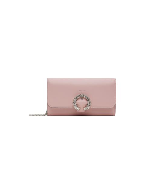JIMMY CHOO Pink Wallet Bag