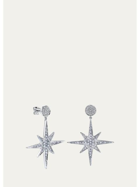SYDNEY EVAN 14K Yellow Gold & 1.078 TCW Diamond Stardust Drop Earrings