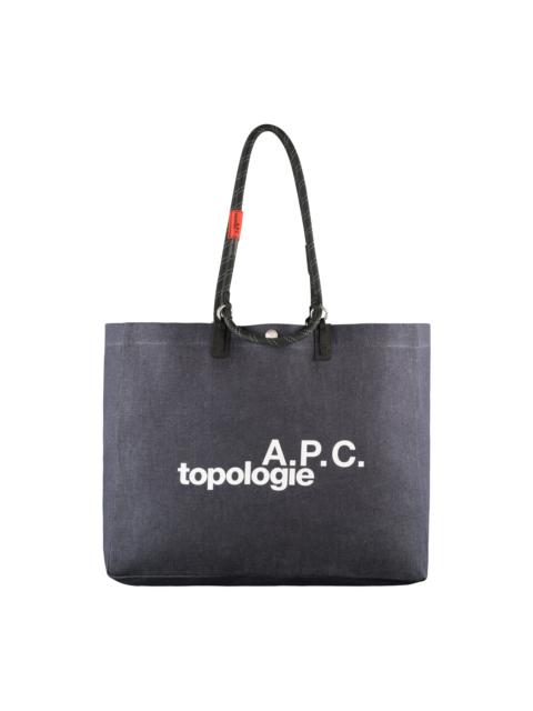 A.P.C. TOPOLOGIE SHOPPING BAG