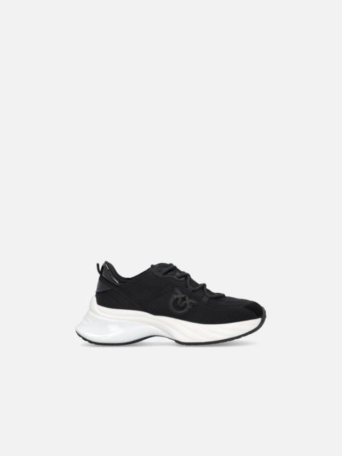 PINKO ARIEL PERFORATED SNEAKERS WITH BIRD LOGO
