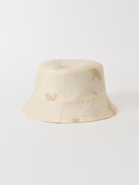 Our Legacy Bucket Hat Ivory Bloom Ethereal Veil