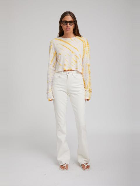 SPRWMN LONG SLEEVE TEE MARIGOLD MARBLE