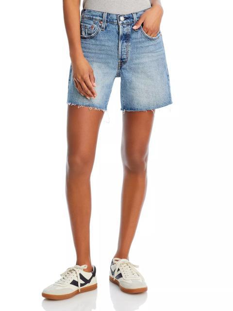 Levi's 501 Mid Thigh Denim Shorts in Odeon