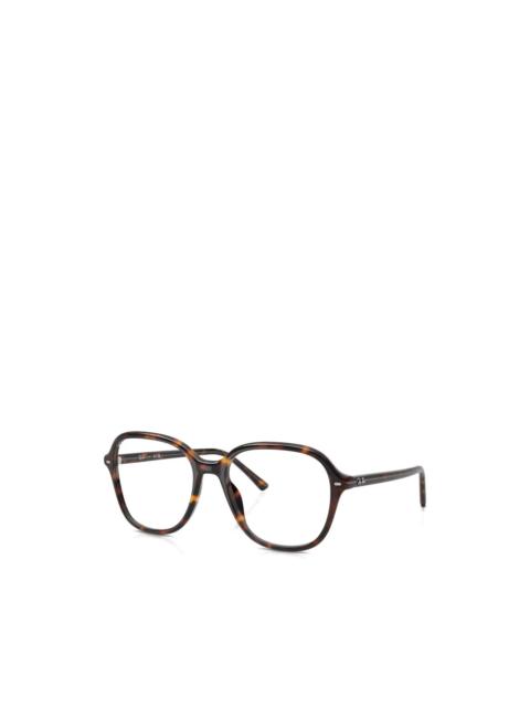 Ray-Ban RB5456 tortoiseshell-effect geometric-frame glasses