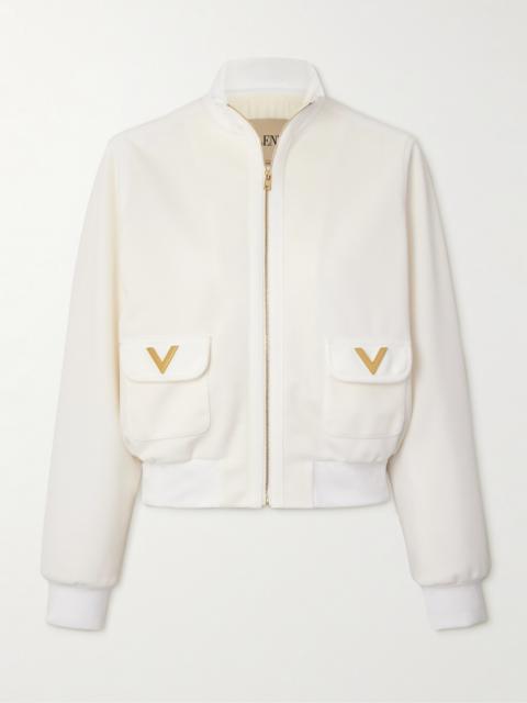 Valentino Embellished Jersey Jacket
