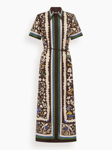 ALÉMAIS Maroc Shirtdress in Multi
