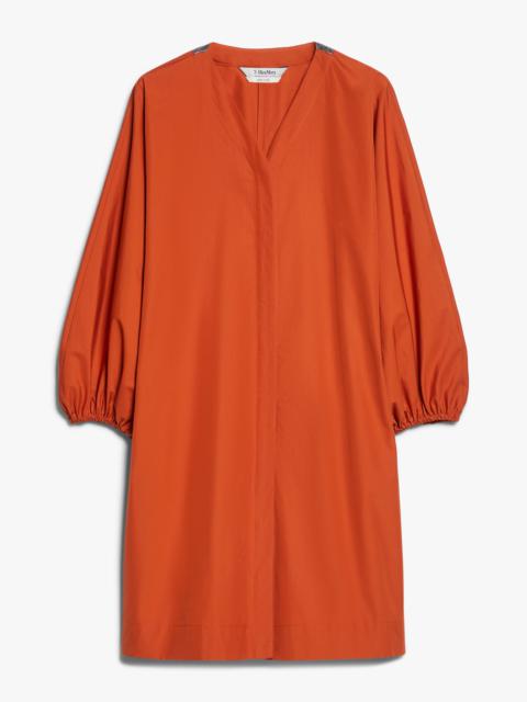 'S Max Mara MIKI Cotton poplin V-neck dress