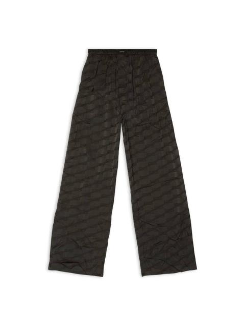 Women's Bb Monogram Pyjama Pants in Black