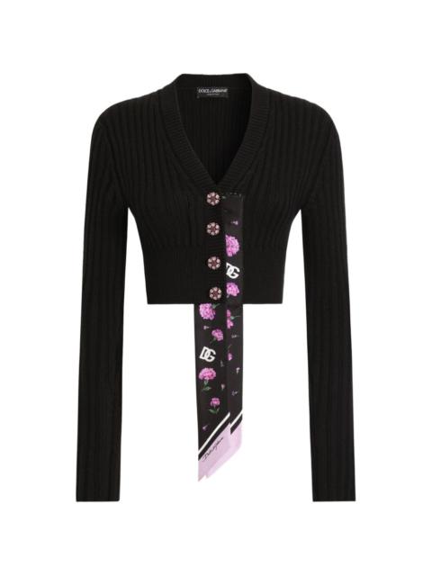 Dolce & Gabbana button ribbed cardigan