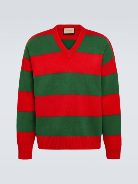 GUCCI Striped wool sweater