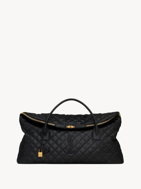 ES GIANT TRAVEL BAG IN QUILTED LEATHER