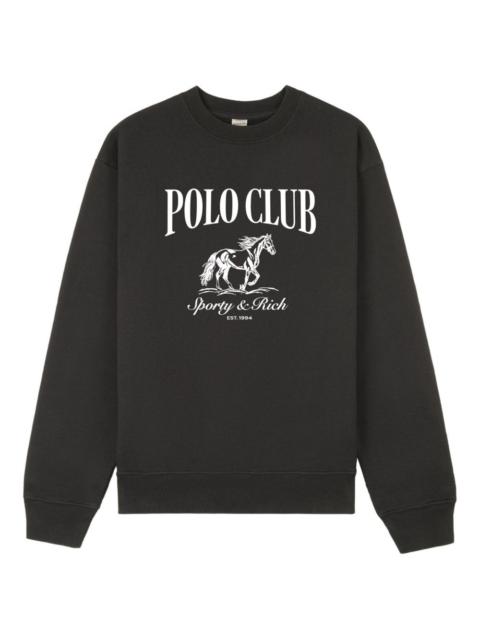 Sporty & Rich Stallion graphic-print sweatshirt