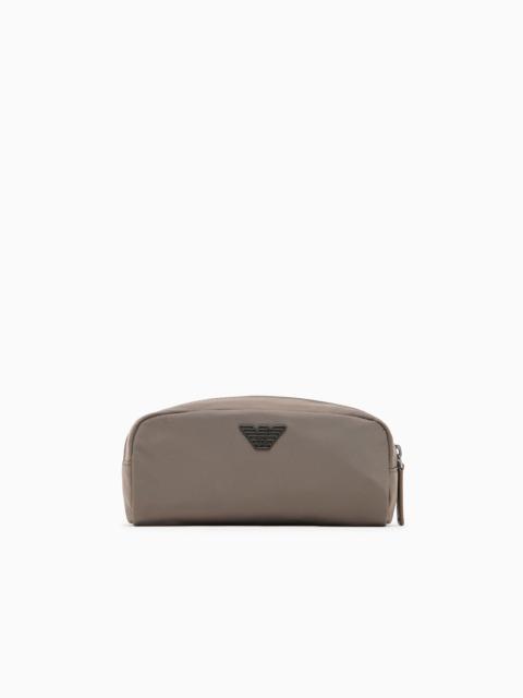 EMPORIO ARMANI RECYCLED NYLON MAKE-UP BAG