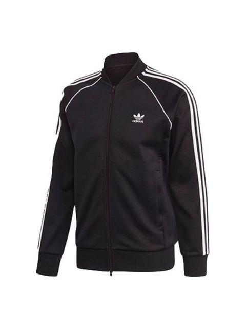 adidas adidas originals SST TT Adicolor Classics Primeblue Firebird Track Jacket Men's Black GF0198