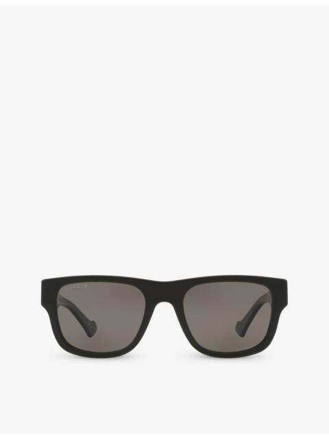 GUCCI GC002127 GG1427S square-frame acetate sunglasses