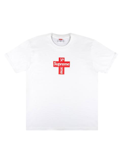 Supreme Cross Box Logo Tee 'White'