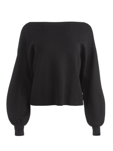 Alice + Olivia NORA REVERSIBLE DRAWCORD PULLOVER