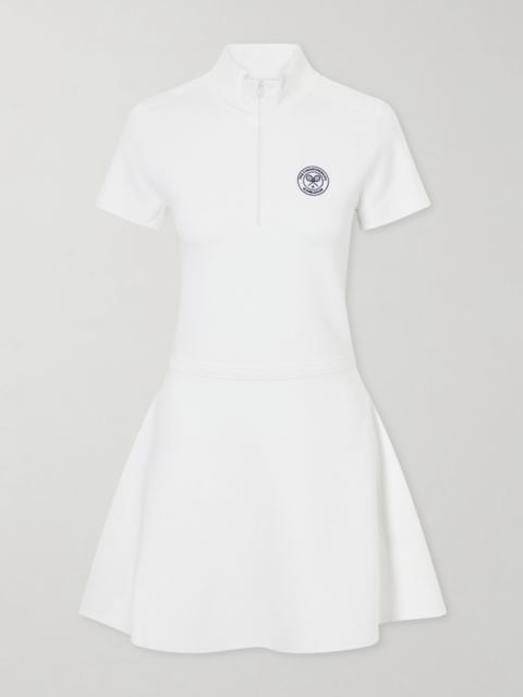 Polo Ralph Lauren + The Championship Wimbledon stretch-knit mini dress White